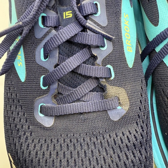 Brooks Ghost 15 Shoes Men's Size 11 Blue Sneakers Running Athletic Gym Jogging - Picture 4 of 16